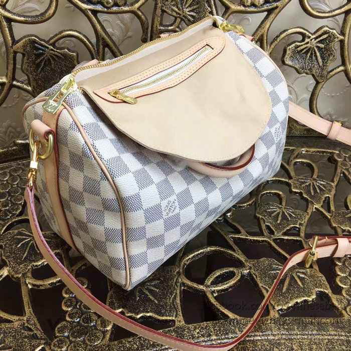 Louis Vuitton Damier Azur Canvas Speedy Bandouliere Bag N41732