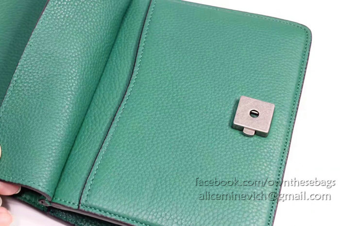 Gucci Dionysus Leather Mini Bag Green 421970