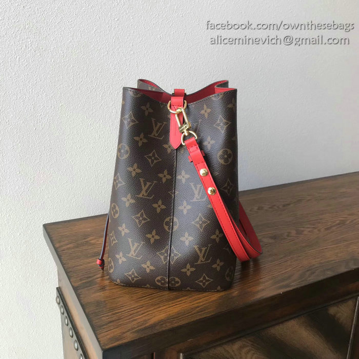 Louis Vuitton Monogram Canvas Neonoe Coquelicot M44022