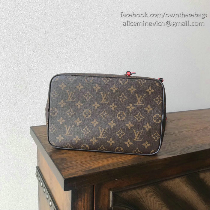 Louis Vuitton Monogram Canvas Neonoe Coquelicot M44022