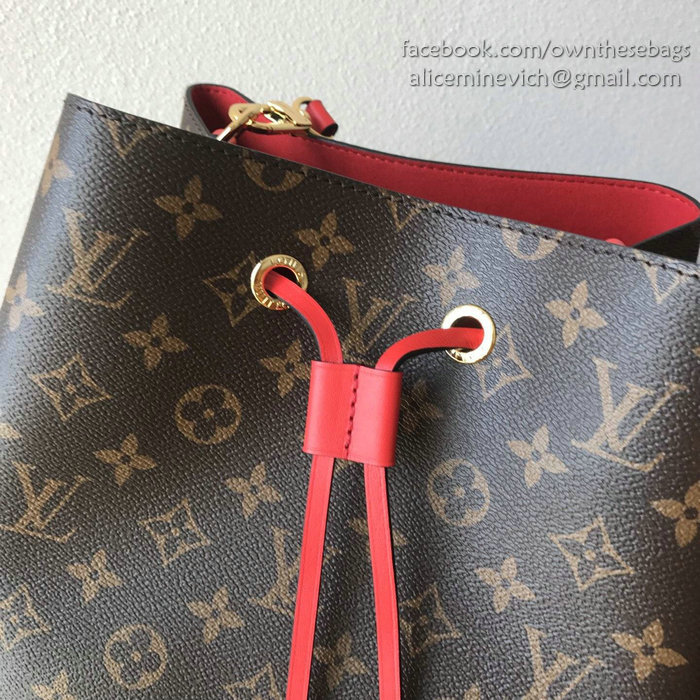 Louis Vuitton Monogram Canvas Neonoe Coquelicot M44022