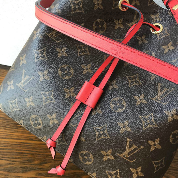 Louis Vuitton Monogram Canvas Neonoe Coquelicot M44022