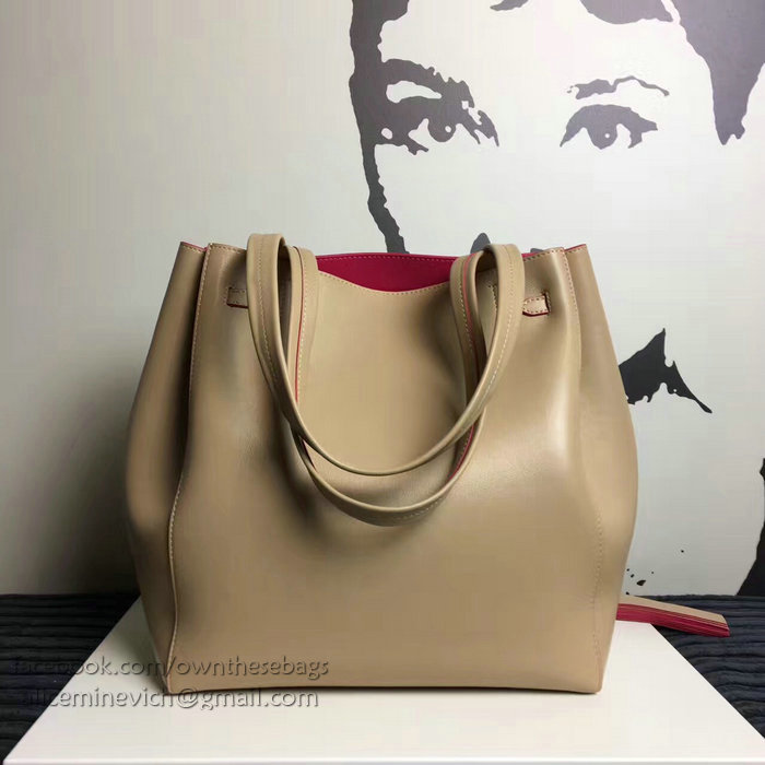 Celine Small Cabas Phantom with Tassels in Beige Smooth Calfskin C130401