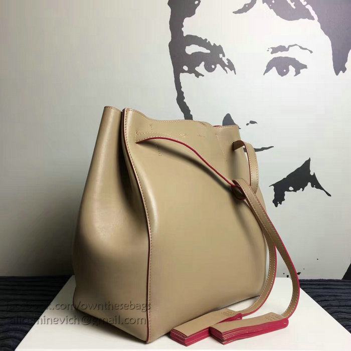 Celine Small Cabas Phantom with Tassels in Beige Smooth Calfskin C130401