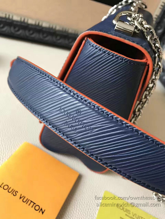 Louis Vuitton Epi Leather Twist MM Indigo M54559