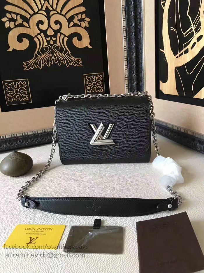 Louis Vuitton Epi Leather Twist MM Noir M50280