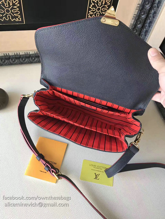 Louis Vuitton Monogram Empreinte Pochette Metis Indigo M44071