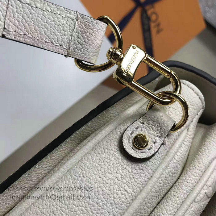 Louis Vuitton Monogram Empreinte Pochette Metis White M44071