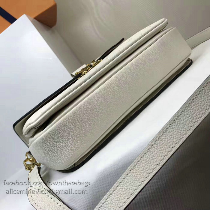 Louis Vuitton Monogram Empreinte Pochette Metis White M44071