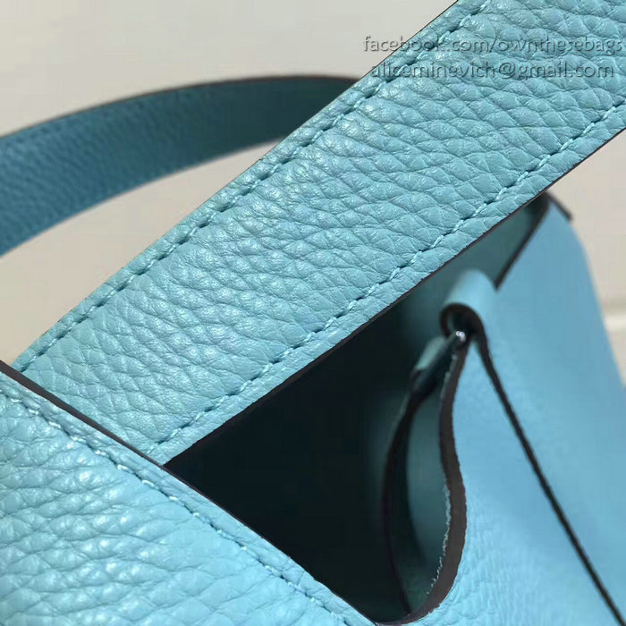 Hermes Picotin Lock 22 Tote Bag Togo Leather Skyblue H210401