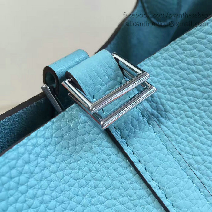 Hermes Picotin Lock 22 Tote Bag Togo Leather Skyblue H210401