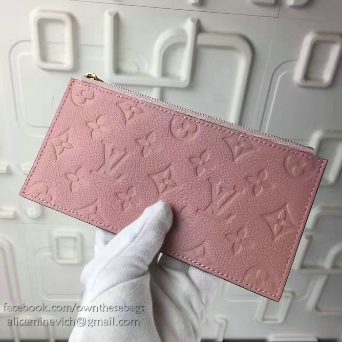 Louis Vuitton Monogram Empreinte Pochette Felicie Pink M64065