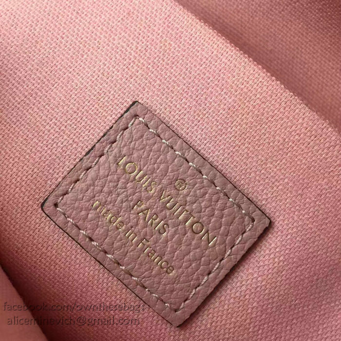 Louis Vuitton Monogram Empreinte Pochette Felicie Pink M64065