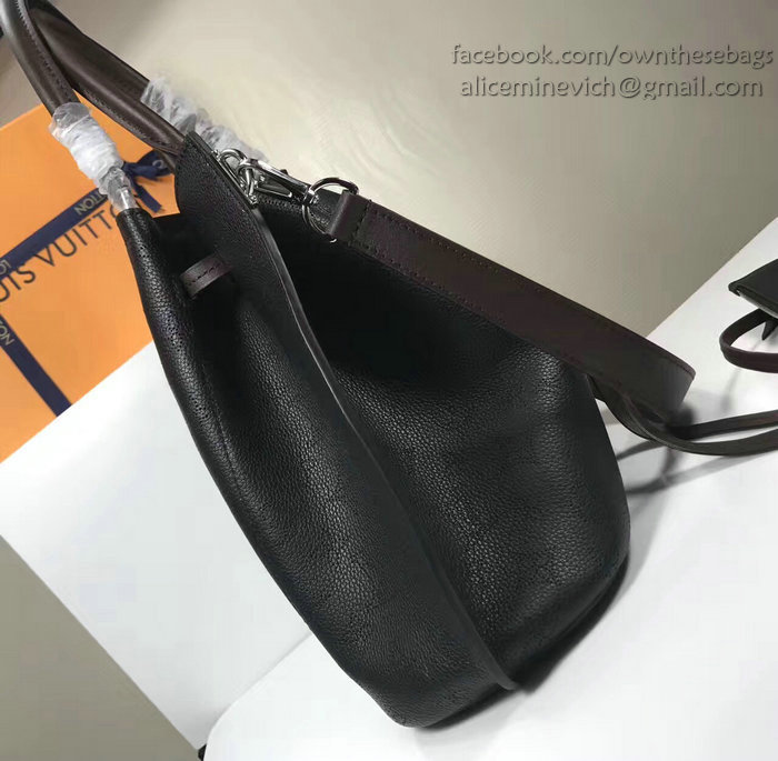 Louis Vuitton Mahina Leather Girolata Black M54401