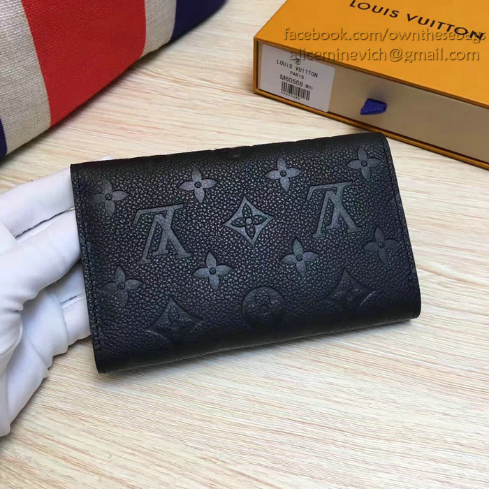 Louis Vuitton Monogram Empreinte Wallet Black M60541