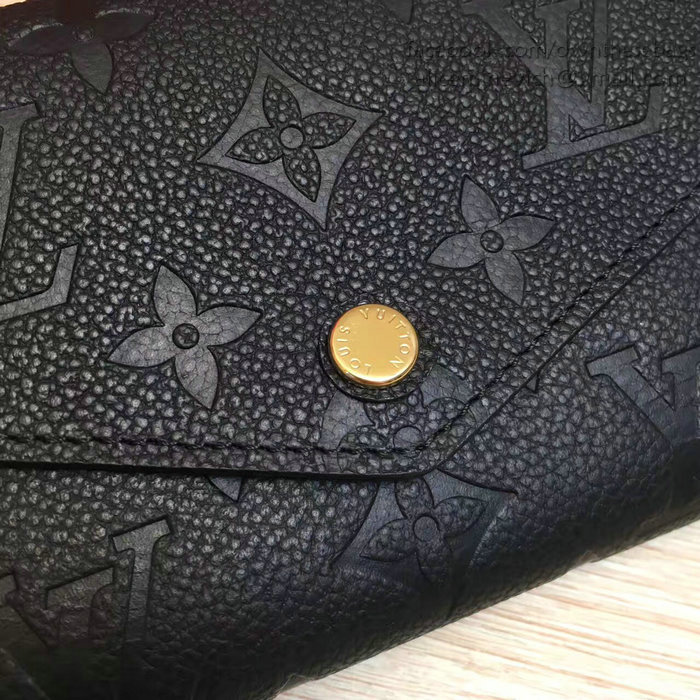 Louis Vuitton Monogram Empreinte Wallet Black M60541