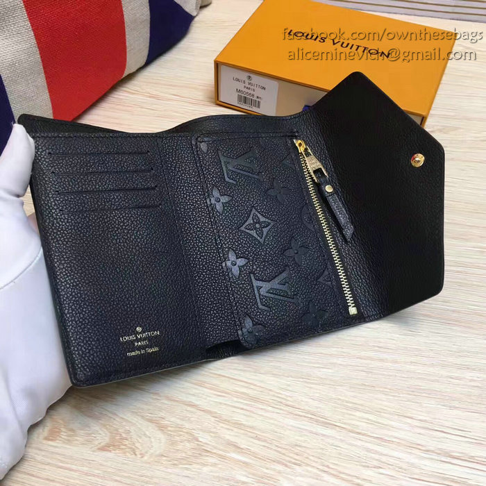 Louis Vuitton Monogram Empreinte Wallet Black M60541