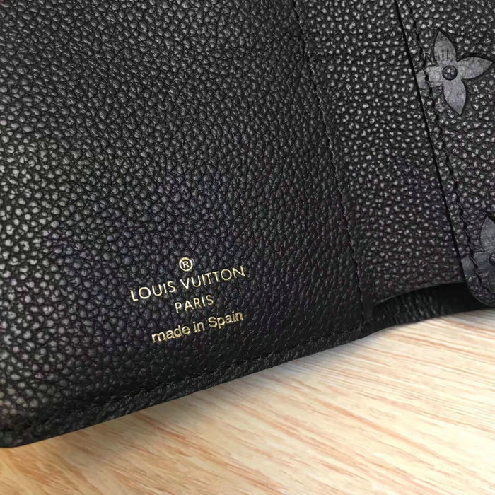 Louis Vuitton Monogram Empreinte Wallet Black M60541