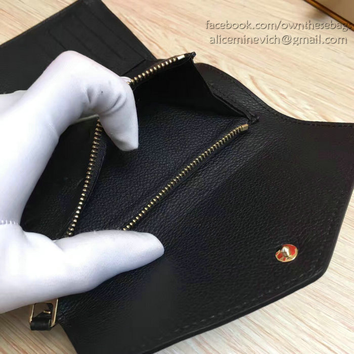 Louis Vuitton Monogram Empreinte Wallet Black M60541