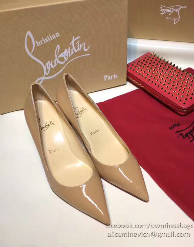 Christian Louboutin Mid-heel Pump Beige CL005