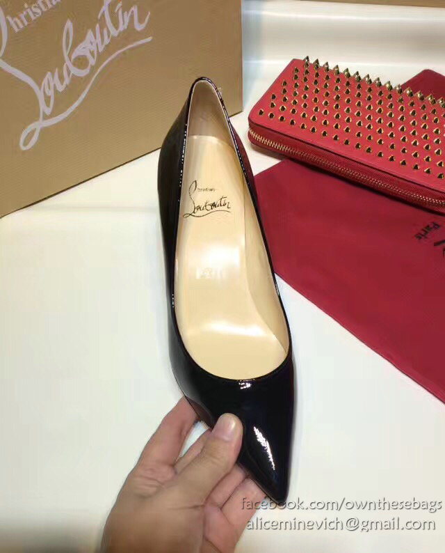 Christian Louboutin Mid-heel Pump Black CL005