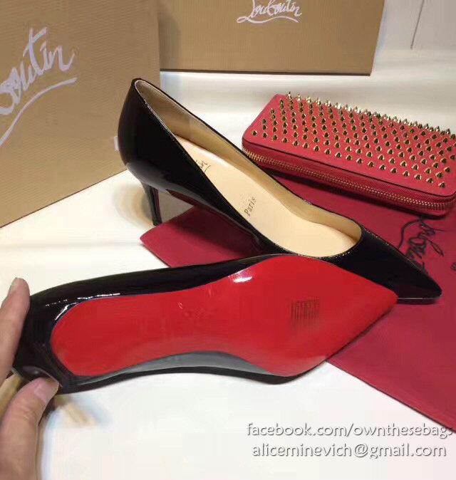 Christian Louboutin Mid-heel Pump Black CL005