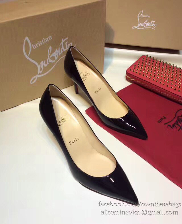 Christian Louboutin Patent Leather Pump Black CL006