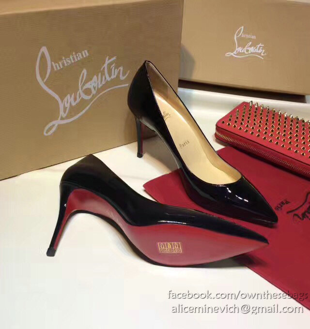 Christian Louboutin Patent Leather Pump Black CL006