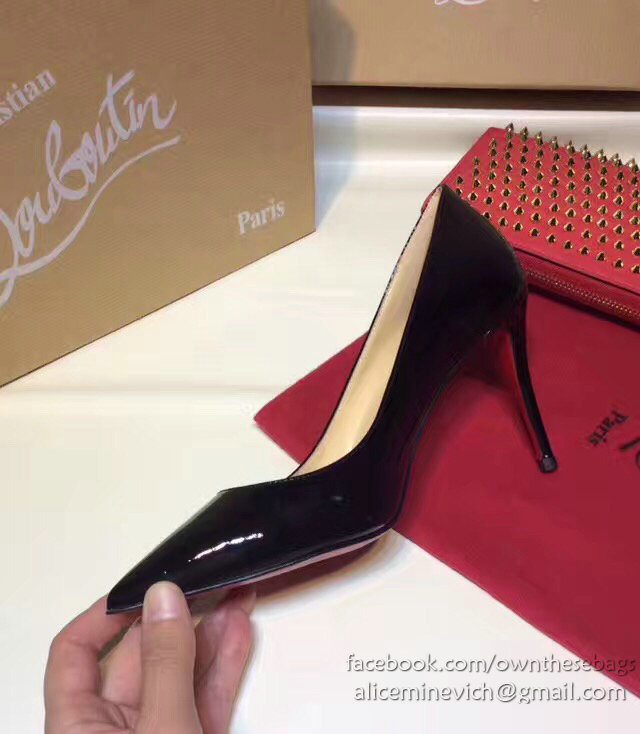 Christian Louboutin Patent Leather Pump Black CL006