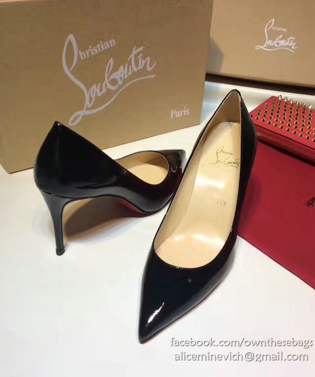 Christian Louboutin Patent Leather Pump Black CL006