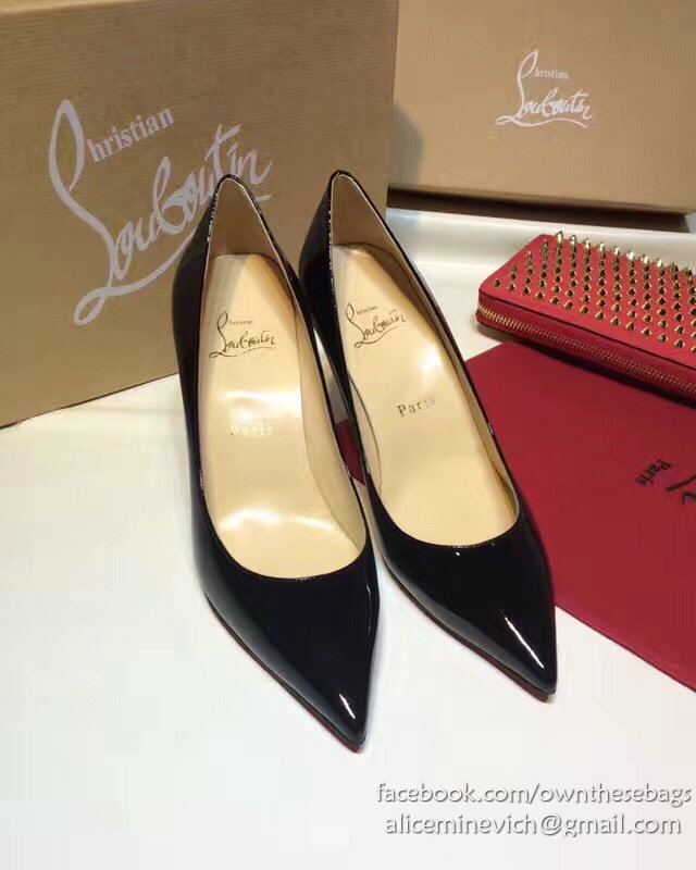 Christian Louboutin Patent Leather Pump Black CL006