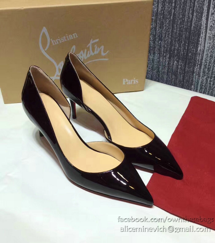 Christian Louboutin Patent Leather Pump Black CL007