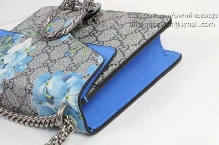 Gucci Dionysus GG Blooms Mini Bag Blue 421970