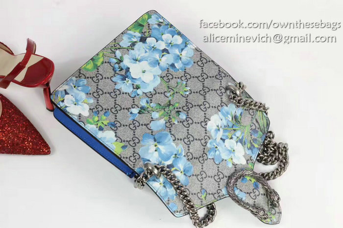 Gucci Dionysus GG Blooms Mini Bag Blue 421970