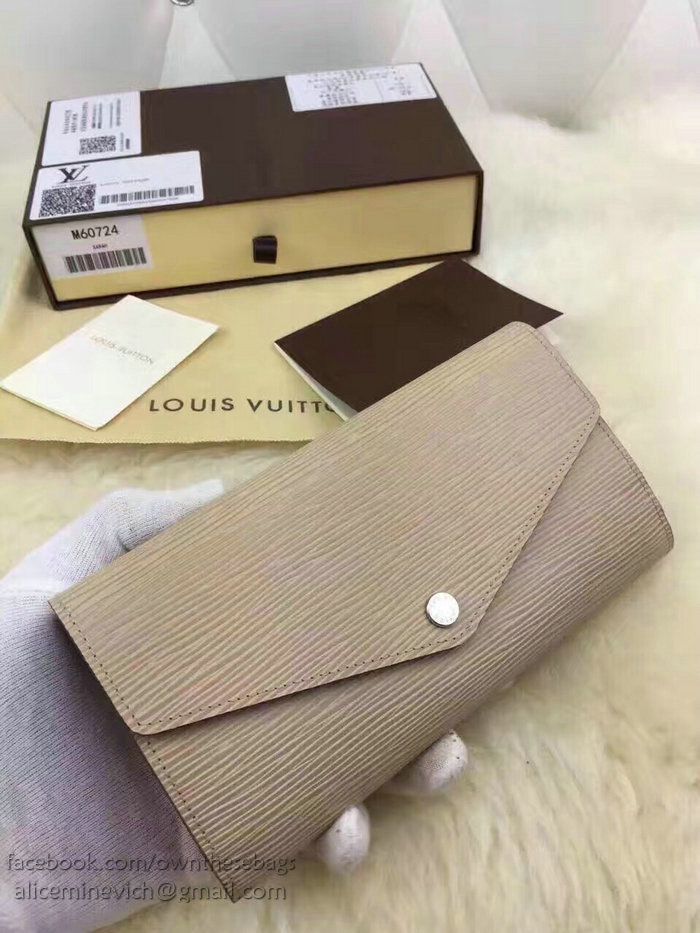 Louis Vuitton Epi Leather Sarah Wallet Beige M60724