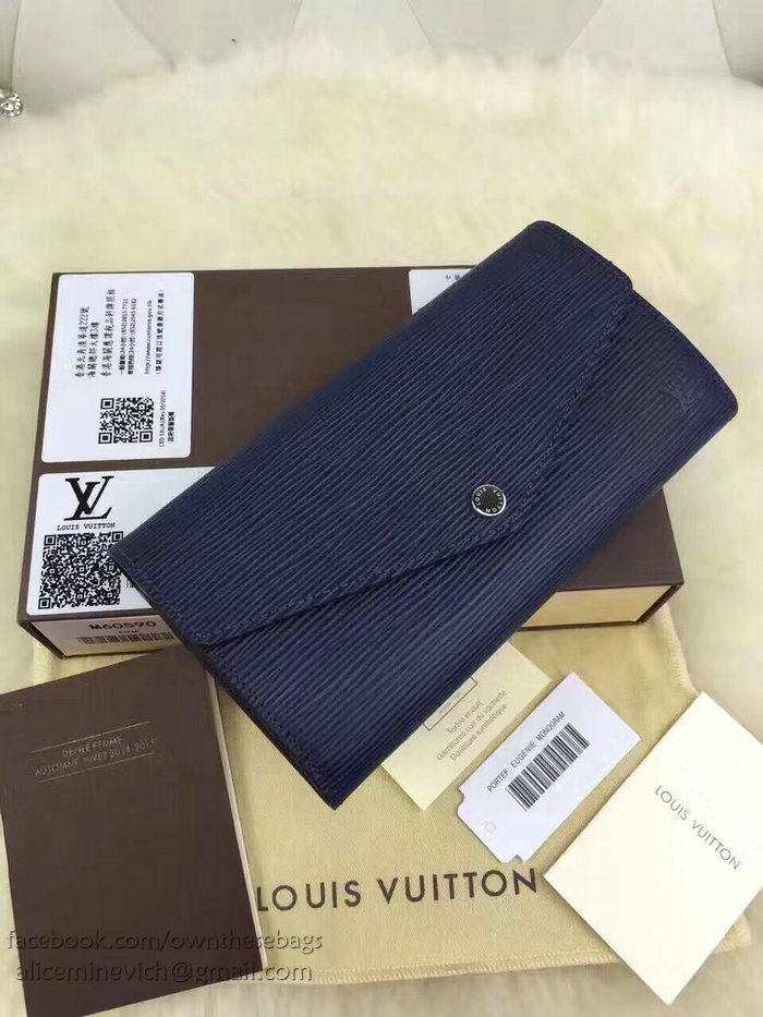 Louis Vuitton Epi Leather Sarah Wallet Blue M60724