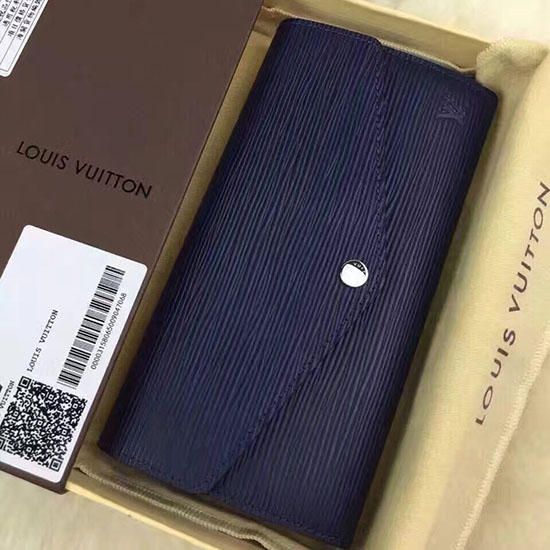 Louis Vuitton Epi Leather Sarah Wallet Blue M60724