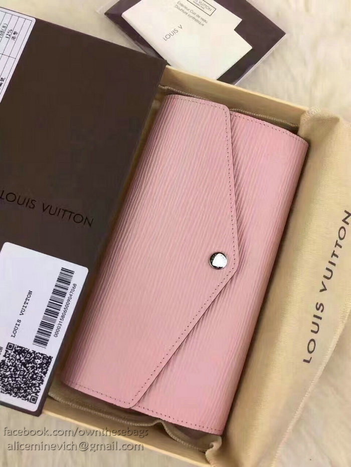 Louis Vuitton Epi Leather Sarah Wallet Pink M60724