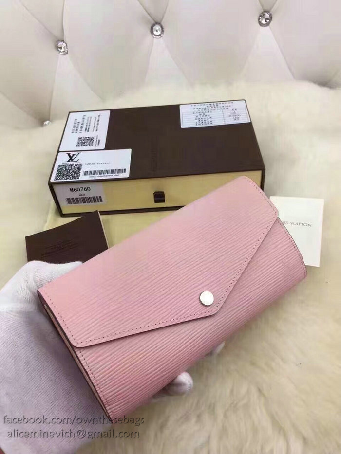 Louis Vuitton Epi Leather Sarah Wallet Pink M60724