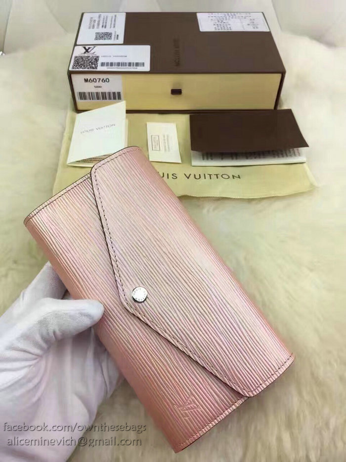 Louis Vuitton Epi Leather Sarah Wallet Rose M60724