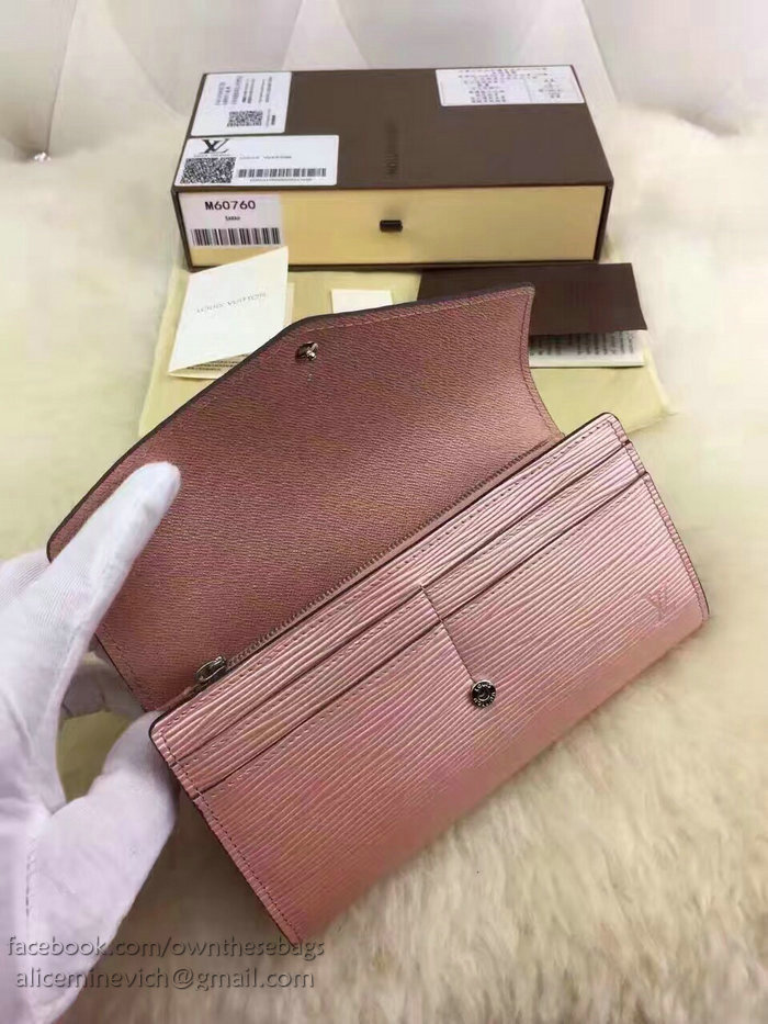 Louis Vuitton Epi Leather Sarah Wallet Rose M60724