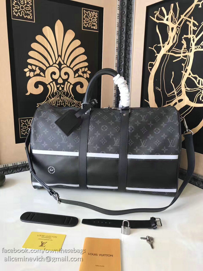 Louis Vuitton Monogram Canvas Keepall 45 Bandouliere M43413