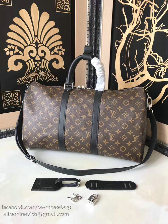 Louis Vuitton Monogram Canvas Keepall Bandouliere 45 M56711