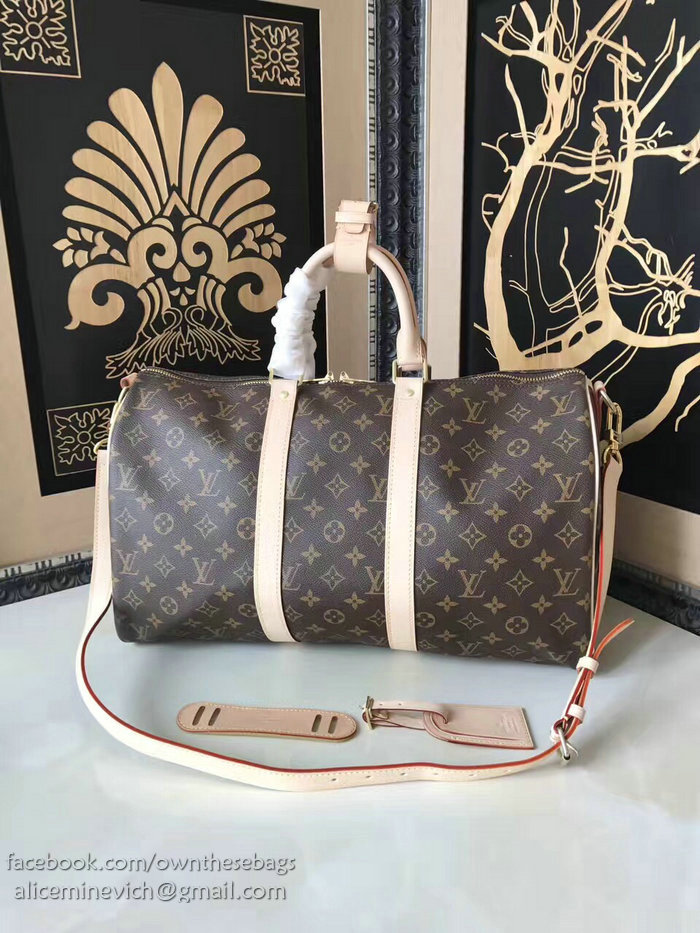 Louis Vuitton Monogram Canvas Keepall Bandouliere 45 M56711