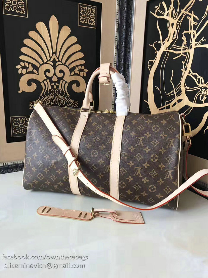 Louis Vuitton Monogram Canvas Keepall Bandouliere 45 M56711