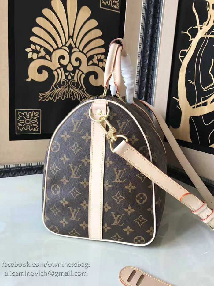 Louis Vuitton Monogram Canvas Keepall Bandouliere 45 M56711