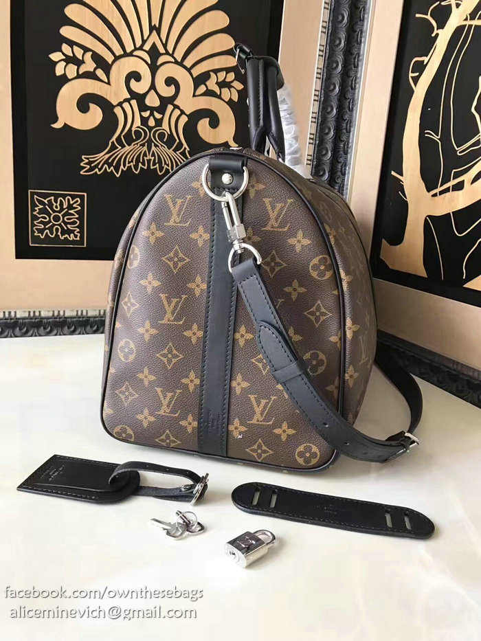 Louis Vuitton Monogram Canvas Keepall Bandouliere 45 M56711