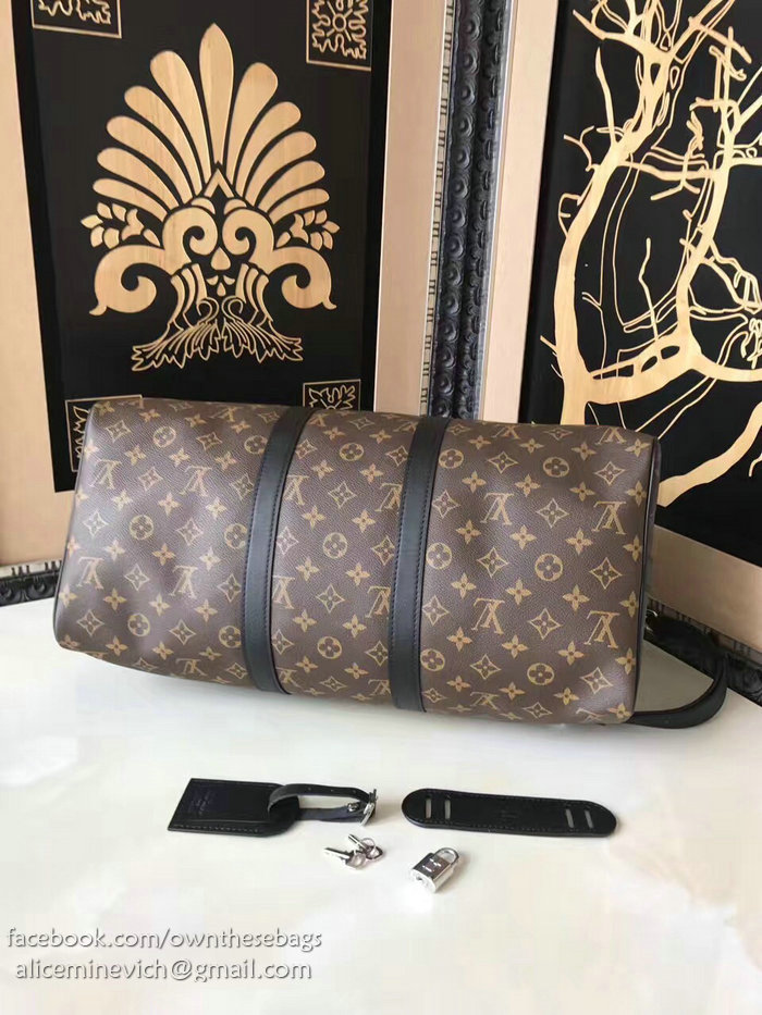 Louis Vuitton Monogram Canvas Keepall Bandouliere 45 M56711