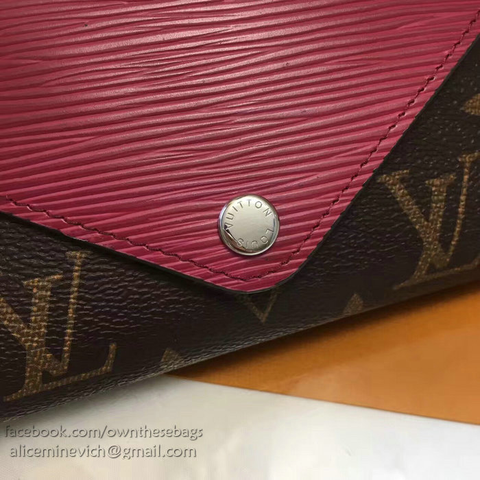 Louis Vuitton Monogram Canvas Wallet Burgundy M60494