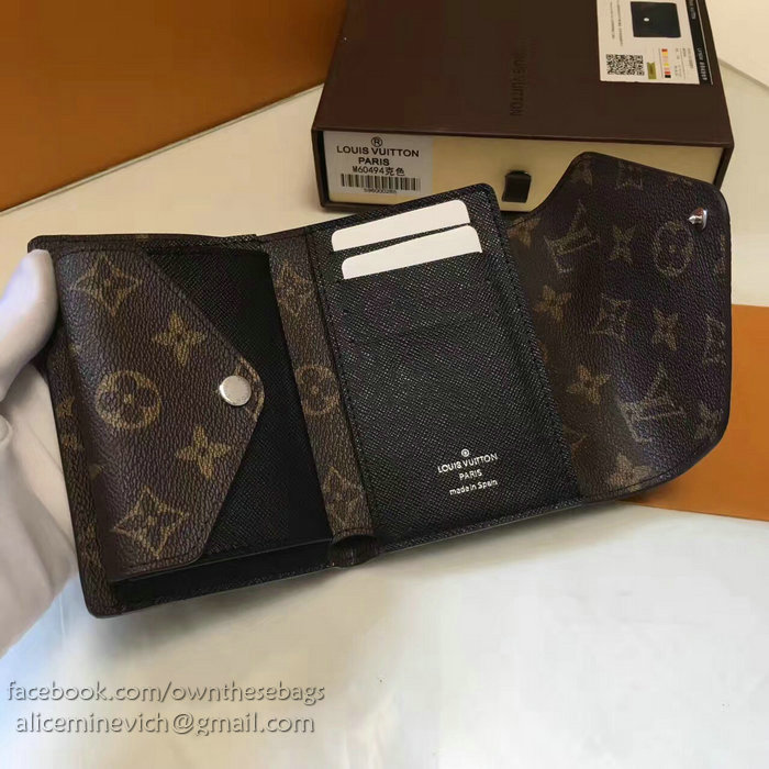 Louis Vuitton Monogram Canvas Wallet Noir M60494